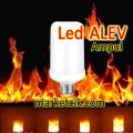 Led Alev Ampul